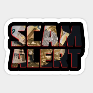 Scam Alert Sticker